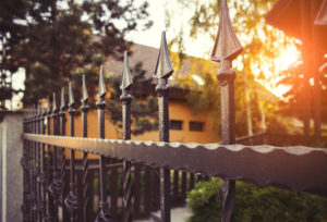 ornamental iron fence