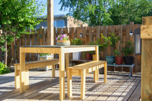 wood fence in Toronto